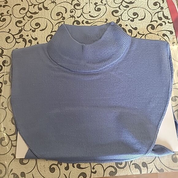 Turtleneck  Blue Dickie #1 - Picture 1 of 4